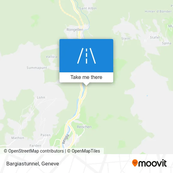 Bargiastunnel map