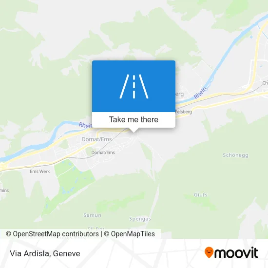Via Ardisla map
