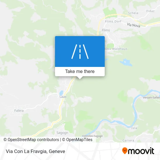 Via Con La Fravgia map