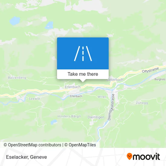 Eselacker map