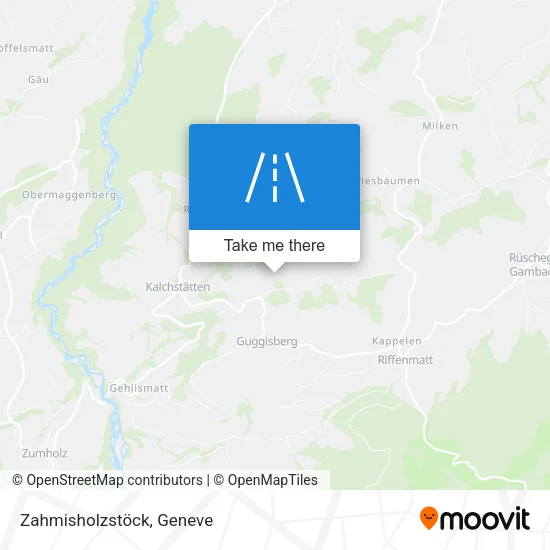 Zahmisholzstöck map