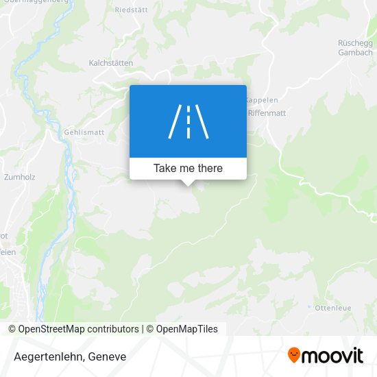 Aegertenlehn map