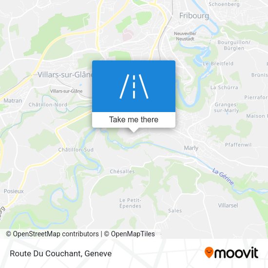 Route Du Couchant map