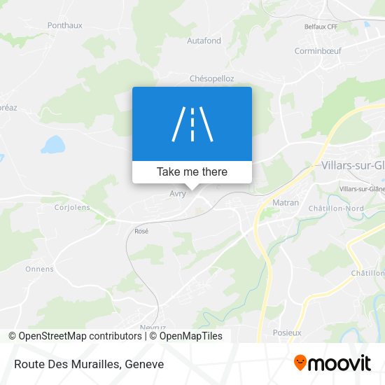 Route Des Murailles map