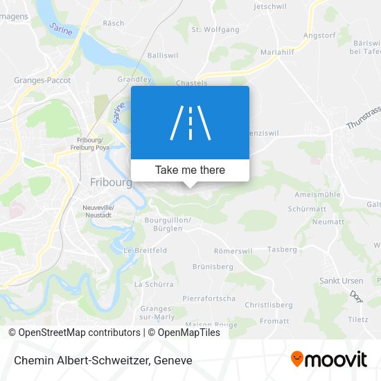 Chemin Albert-Schweitzer map