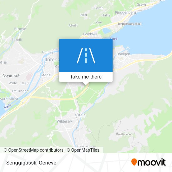 Senggigässli map