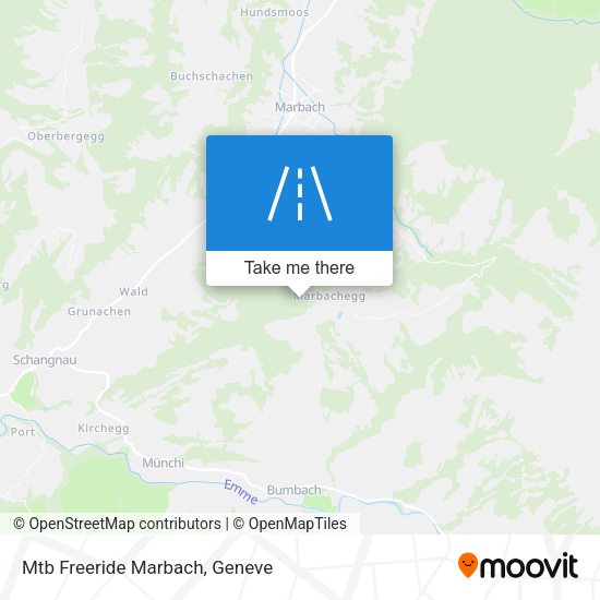 Mtb Freeride Marbach map