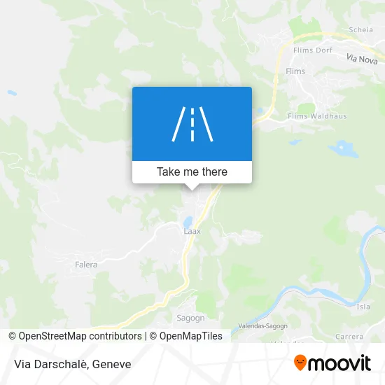 Via Darschalè map