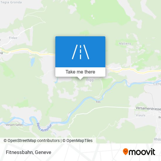 Fitnessbahn map