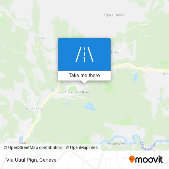 Via Uaul Pign map