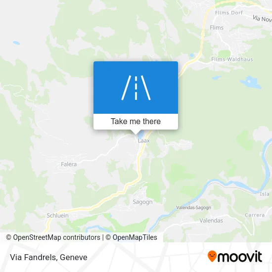 Via Fandrels map