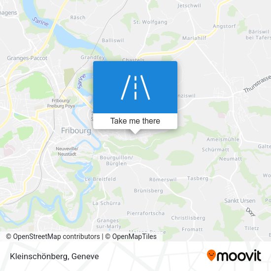 Kleinschönberg map