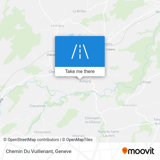 Chemin Du Vuillenant map
