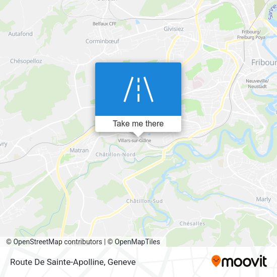 Route De Sainte-Apolline map
