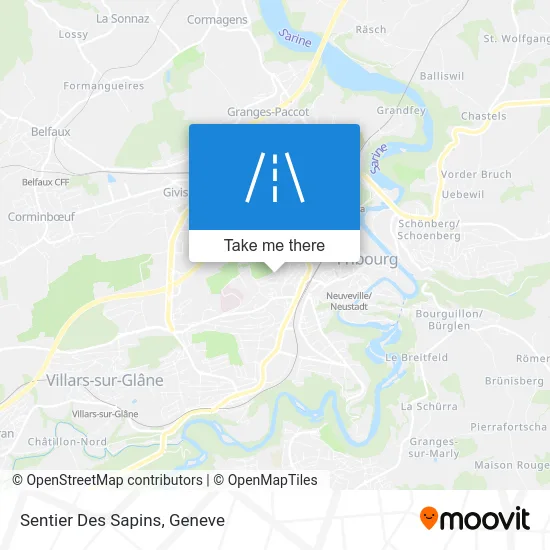 Sentier Des Sapins map