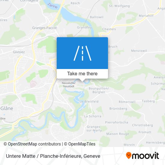 Untere Matte / Planche-Inférieure map