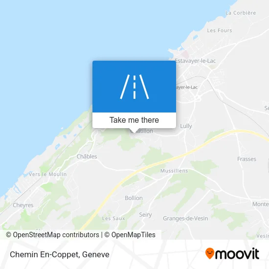 Chemin En-Coppet map