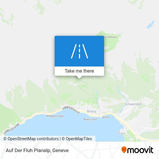 Auf Der Fluh Planalp map