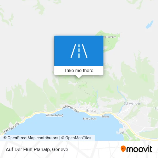 Auf Der Fluh Planalp map