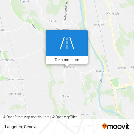 Langeten map