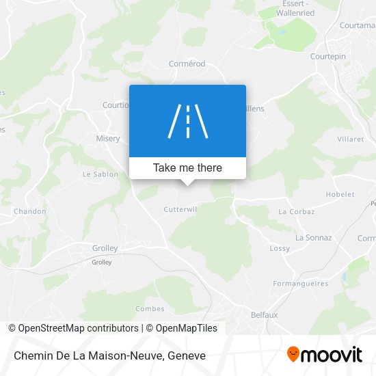 Chemin De La Maison-Neuve map