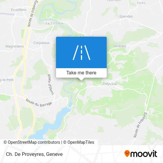 Ch. De Proveyres map