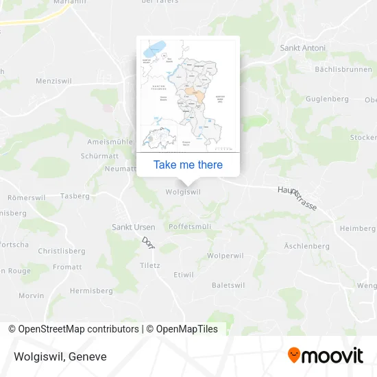 Wolgiswil map
