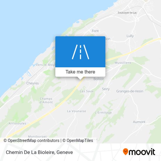 Chemin De La Bioleire map
