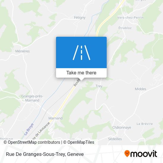 Rue De Granges-Sous-Trey map
