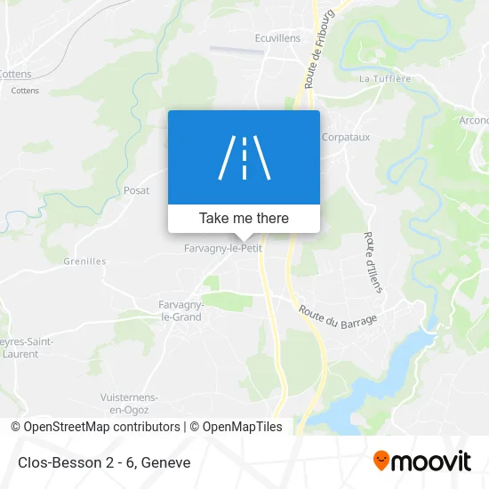 Clos-Besson 2 - 6 map