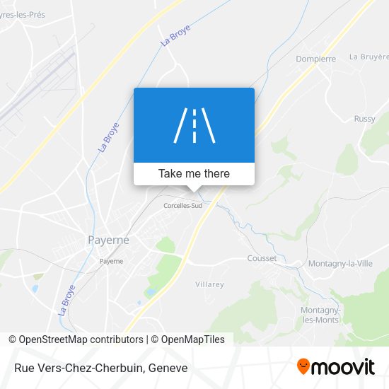 Rue Vers-Chez-Cherbuin map