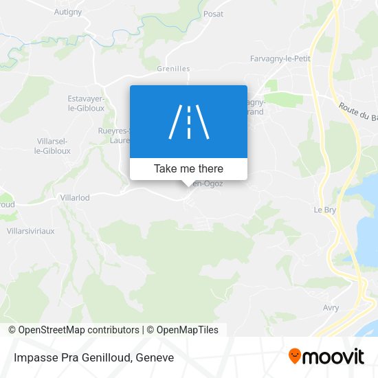 Impasse Pra Genilloud map