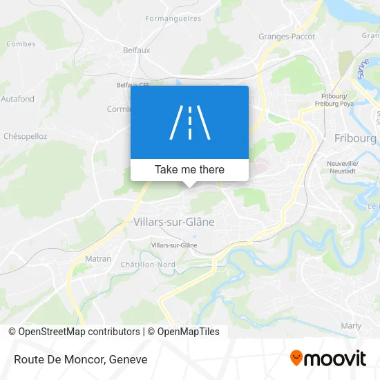 Route De Moncor plan