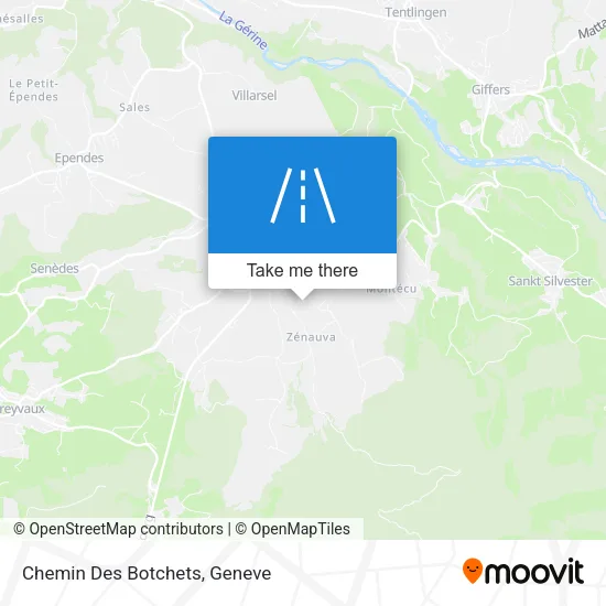 Chemin Des Botchets map