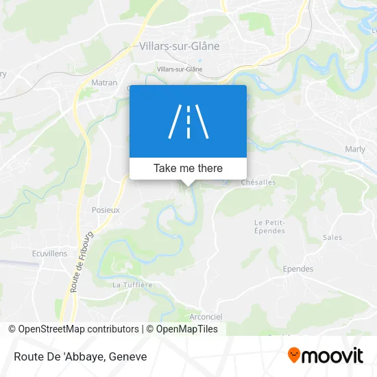 Route De 'Abbaye map