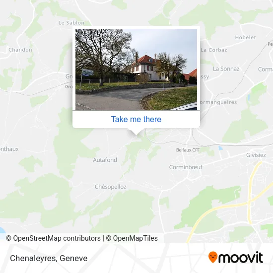 Chenaleyres map