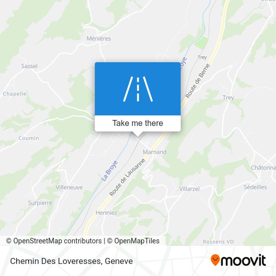 Chemin Des Loveresses map