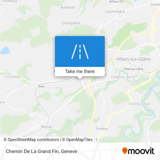 Chemin De La Grand Fin map