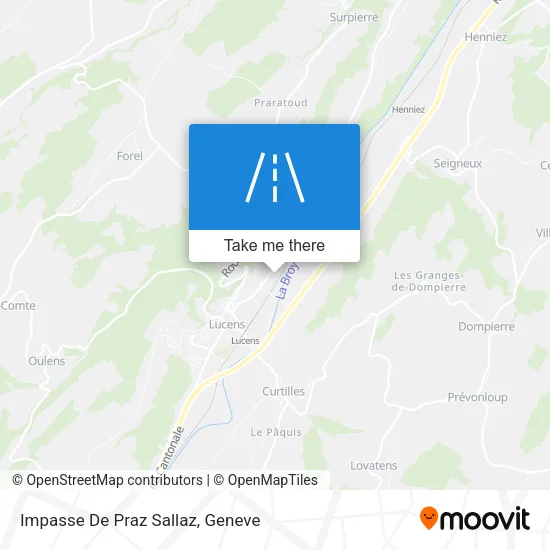 Impasse De Praz Sallaz map