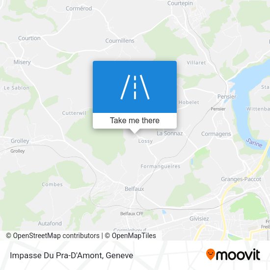 Impasse Du Pra-D'Amont map