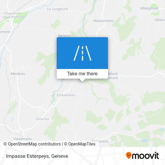 Impasse Esterpeys map