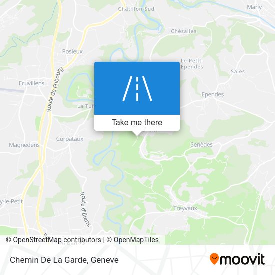 Chemin De La Garde map