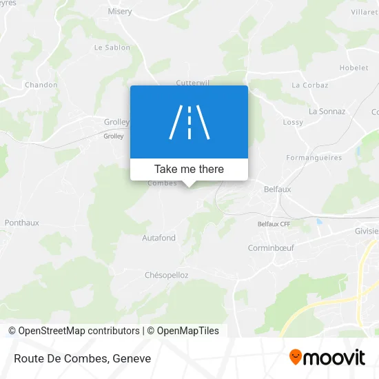 Route De Combes plan