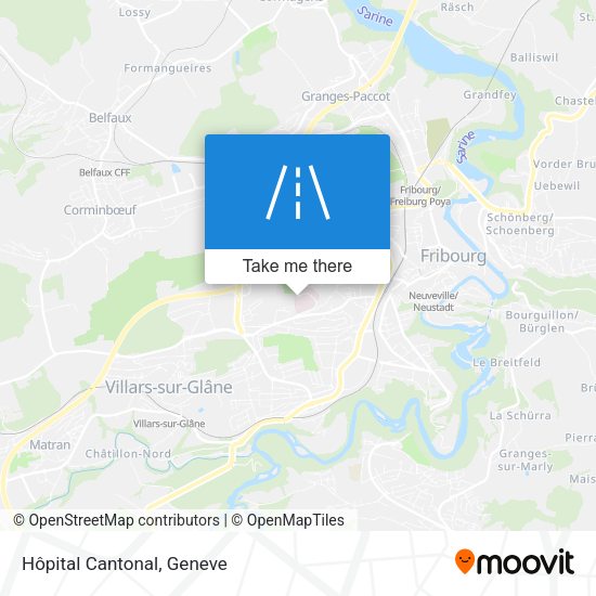 Hôpital Cantonal map