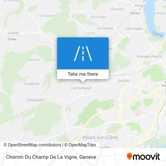 Chemin Du Champ De La Vigne map