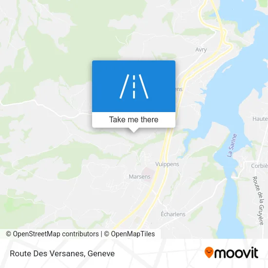 Route Des Versanes map