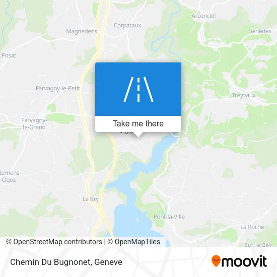 Chemin Du Bugnonet plan