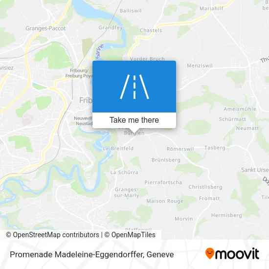 Promenade Madeleine-Eggendorffer map