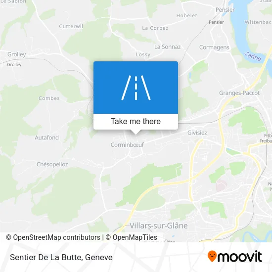 Sentier De La Butte plan
