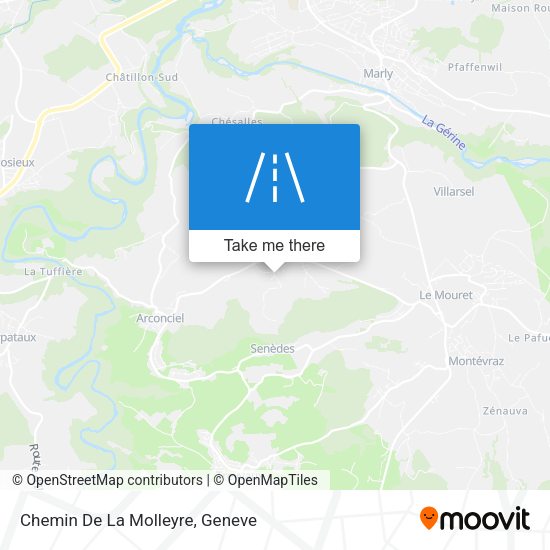 Chemin De La Molleyre map